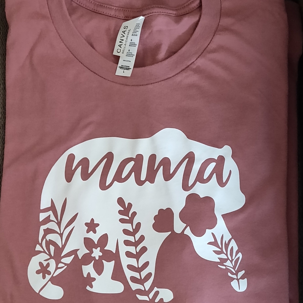 Mama Bear T-Shirt Woman's Large
